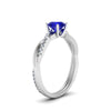 Load image into Gallery viewer, vine-style-round-cut-gemstone-ring-in-white-gold-FD-8253RORGBSANGLE2-NL-WG