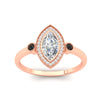 Load image into Gallery viewer, vintage-bezel-marquise-cut-black-diamond-halo-engagement-ring-in-rose-gold-fdenr11745mqgblackangle5-nl-rg.jpg