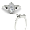 Load image into Gallery viewer, vintage-bezel-marquise-cut-black-diamond-halo-engagement-ring-in-white-gold-fdenr11745mqgblackangle3-nl-wg.jpg