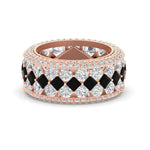 Load image into Gallery viewer, Vintage Princess And Round Anniversary Eternity Band