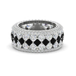 Load image into Gallery viewer, Vintage Princess And Round Anniversary Eternity Band