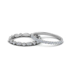 Load image into Gallery viewer, vintage-diamond-stackable-wedding-rings-in-white-gold-FD8643B-NL-WG.jpg