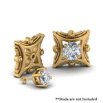 Load image into Gallery viewer, vintage-earring-jackets-for-studs-in-yellow-gold-FDEAR82131ANGLE2-NL-YG