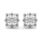 Load image into Gallery viewer, vintage-floral-earring-jackets-in-white-gold-FDEAR82132ANGLE2-NL-WG