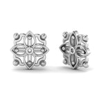 Load image into Gallery viewer, vintage-floral-earring-jackets-in-white-gold-FDEAR82132ANGLE2-NL-WG