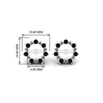 Load image into Gallery viewer, vintage-halo-black-diamond-earring-jackets-for-2-carat-studs-in-white-gold-fdear815gblackangle2-2.00ct-nl-wg-hw.jpg?v=1762757057