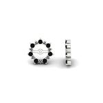 Load image into Gallery viewer, vintage-halo-black-diamond-earring-jackets-for-2-carat-studs-in-white-gold-fdear815gblackangle4-2.00ct-nl-wg.jpg?v=1762757057