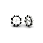 Load image into Gallery viewer, vintage-halo-black-diamond-earring-jackets-for-3-carat-studs-in-white-gold-fdear815gblackangle1-3.00ct-nl-wg.jpg?v=1762758803