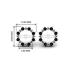 Load image into Gallery viewer, vintage-halo-black-diamond-earring-jackets-for-3-carat-studs-in-white-gold-fdear815gblackangle2-3.00ct-nl-wg-hw.jpg?v=1762758803