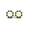 Load image into Gallery viewer, vintage-halo-black-diamond-earring-jackets-for-3-carat-studs-in-yellow-gold-fdear815gblackangle2-3.00ct-nl-yg.jpg?v=1762759333