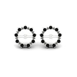 Load image into Gallery viewer, vintage-halo-black-diamond-earring-jackets-for-4-carat-studs-in-white-gold-fdear815gblackangle2-4.00ct-nl-wg.jpg?v=1762758664
