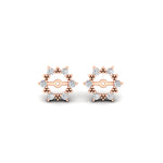 Load image into Gallery viewer, vintage-halo-diamond-earring-jackets-for-1-carat-studs-in-rose-gold-fdear815angle2-1.00ct-nl-rg.jpg