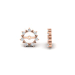 Load image into Gallery viewer, vintage-halo-diamond-earring-jackets-for-2-carat-studs-in-rose-gold-fdear815angle4-2.00ct-nl-rg.jpg?v=1762757057