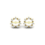 Load image into Gallery viewer, vintage-halo-diamond-earring-jackets-for-2-carat-studs-in-yellow-gold-fdear815angle2-2.00ct-nl-yg.jpg?v=1762757654