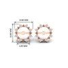 Load image into Gallery viewer, vintage-halo-diamond-earring-jackets-for-3-carat-studs-in-rose-gold-fdear815angle2-3.00ct-nl-rg-hw.jpg?v=1762758803