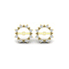 Load image into Gallery viewer, vintage-halo-diamond-earring-jackets-for-3-carat-studs-in-yellow-gold-fdear815angle2-3.00ct-nl-yg.jpg?v=1762758803