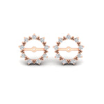 Load image into Gallery viewer, vintage-halo-diamond-earring-jackets-for-4-carat-studs-in-rose-gold-fdear815angle2-4.00ct-nl-rg.jpg?v=1762758662