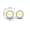 Load image into Gallery viewer, vintage-halo-diamond-earring-jackets-for-4-carat-studs-in-yellow-gold-fdear815angle2-4.00ct-nl-yg-hw_01b2ceac-691e-4fc8-861a-244dfb6003f8.jpg?v=1762758664