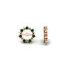 Load image into Gallery viewer, vintage-halo-emerald-earring-jackets-for-2-carat-studs-in-rose-gold-fdear815gemgrangle4-2.00ct-nl-rg.jpg?v=1762757057