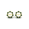 Load image into Gallery viewer, vintage-halo-emerald-earring-jackets-for-2-carat-studs-in-yellow-gold-fdear815gemgrangle2-2.00ct-nl-yg.jpg?v=1762757654
