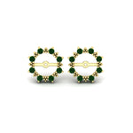 Load image into Gallery viewer, vintage-halo-emerald-earring-jackets-for-3-carat-studs-in-yellow-gold-fdear815gemgrangle2-3.00ct-nl-yg.jpg?v=1762759333