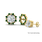 Load image into Gallery viewer, vintage-halo-emerald-earring-jackets-for-3-carat-studs-in-yellow-gold-fdear815gemgrangle3-3.00ct-nl-yg-lg1.jpg?v=1762759333