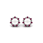Load image into Gallery viewer, vintage-halo-pink-sapphire-earring-jackets-for-2-carat-studs-in-white-gold-fdear815gsadrpiangle2-2.00ct-nl-wg.jpg?v=1762757057
