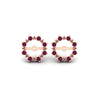 Load image into Gallery viewer, vintage-halo-pink-sapphire-earring-jackets-for-3-carat-studs-in-rose-gold-fdear815gsadpriangle2-3.00ct-nl-rg.jpg?v=1762758803