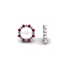 Load image into Gallery viewer, vintage-halo-pink-sapphire-earring-jackets-for-3-carat-studs-in-white-gold-fdear815gsadrpiangle4-3.00ct-nl-wg.jpg?v=1762758803