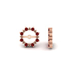 Load image into Gallery viewer, vintage-halo-ruby-earring-jackets-for-3-carat-studs-in-rose-gold-fdear815grudrangle4-3.00ct-nl-rg.jpg?v=1762758803