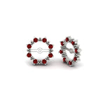 Load image into Gallery viewer, vintage-halo-ruby-earring-jackets-for-3-carat-studs-in-white-gold-fdear815grudrangle1-3.00ct-nl-wg.jpg?v=1762758803