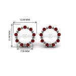 Load image into Gallery viewer, vintage-halo-ruby-earring-jackets-for-4-carat-studs-in-white-gold-fdear815grudrangle2-4.00ct-nl-wg-hw.jpg?v=1762758662