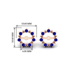 Load image into Gallery viewer, vintage-halo-sapphire-earring-jackets-for-2-carat-studs-in-rose-gold-fdear815gsablangle2-2.00ct-nl-rg-hw.jpg?v=1762757057
