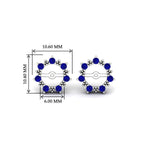 Load image into Gallery viewer, vintage-halo-sapphire-earring-jackets-for-2-carat-studs-in-white-gold-fdear815gsablangle2-2.00ct-nl-wg-hw.jpg?v=1762757057