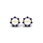 Load image into Gallery viewer, vintage-halo-sapphire-earring-jackets-for-2-carat-studs-in-yellow-gold-fdear815gsablangle2-2.00ct-nl-yg.jpg?v=1762757654