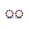 Load image into Gallery viewer, vintage-halo-sapphire-earring-jackets-for-4-carat-studs-in-rose-gold-fdear815gsablangle2-4.00ct-nl-rg.jpg?v=1762758663
