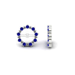 Load image into Gallery viewer, vintage-halo-sapphire-earring-jackets-for-4-carat-studs-in-white-gold-fdear815gsablangle4-4.00ct-nl-wg.jpg?v=1762758663
