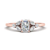 Load image into Gallery viewer, vintage-inspired-radiant-cut-lab-grown-engagement-ring-in-rose-gold-FDENR635RAR-NL-RG