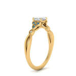 Load image into Gallery viewer, vintage-irish-knot-cushion-diamond-engagement-ring-with-blue-topaz-in-yellow-gold-FD124181CURGICBLTO-NL-YG.jpg