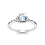 Load image into Gallery viewer, vintage-irish-knot-emerald-cut-diamond-engagement-ring-in-white-gold-FD124181EMR-NL-WG.jpg