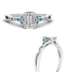 Load image into Gallery viewer, vintage-irish-knot-emerald-cut-diamond-engagement-ring-with-blue-topaz-in-white-gold-FD124181EMRGICBLTO-NL-WG.jpg