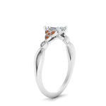 Load image into Gallery viewer, vintage-irish-knot-emerald-cut-diamond-engagement-ring-with-orange-sapphire-in-white-gold-FD124181EMRGSAOR-NL-WG.jpg