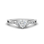 Load image into Gallery viewer, vintage-irish-knot-heart-diamond-engagement-ring-in-white-gold-FD124181HTR-NL-WG.jpg