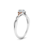 Load image into Gallery viewer, vintage-irish-knot-heart-diamond-engagement-ring-with-orange-sapphire-in-white-gold-FD124181HTRGSAOR-NL-WG.jpg