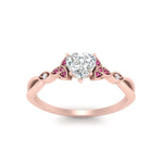Load image into Gallery viewer, vintage-irish-knot-heart-diamond-engagement-ring-with-pink-sapphire-in-rose-gold-FD124181HTRGSADRPI-NL-RG.jpg