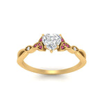 Load image into Gallery viewer, vintage-irish-knot-heart-diamond-engagement-ring-with-pink-sapphire-in-yellow-gold-FD124181HTRGSADRPI-NL-YG.jpg