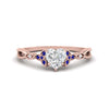 Load image into Gallery viewer, vintage-irish-knot-heart-diamond-engagement-ring-with-sapphire-in-rose-gold-FD124181HTRGSABL-NL-RG.jpg