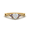 Load image into Gallery viewer, vintage-irish-knot-heart-diamond-engagement-ring-with-sapphire-in-yellow-gold-FD124181HTRGSABL-NL-YG.jpg