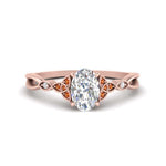Load image into Gallery viewer, vintage-irish-knot-oval-diamond-engagement-ring-with-orange-sapphire-in-rose-gold-FD124181OVRGSAOR-NL-RG.jpg