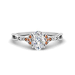 Load image into Gallery viewer, vintage-irish-knot-oval-diamond-engagement-ring-with-orange-sapphire-in-white-gold-FD124181OVRGSAOR-NL-WG.jpg